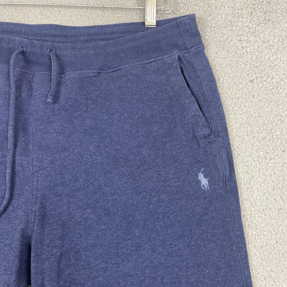 Polo Ralph Lauren Jogger Sweatpants Mens Large Blue Drawstring Lounge Pants Pony